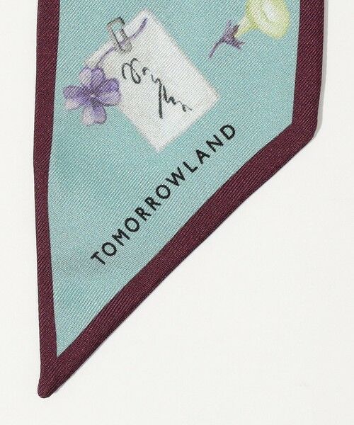 TOMORROWLAND / トゥモローランド バンダナ・スカーフ | ATELIER TOMORROW FLOWER LETTER シルク ツイリースカーフ | 詳細3