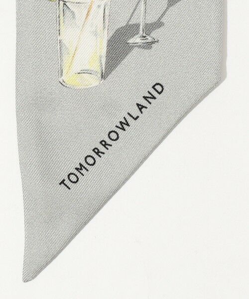 TOMORROWLAND / トゥモローランド バンダナ・スカーフ | ATELIER TOMORROW COCKTAIL シルク ツイリースカーフ | 詳細3