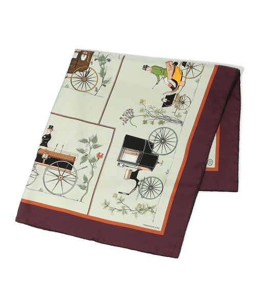 TOMORROWLAND / トゥモローランド バンダナ・スカーフ | ATELIER TOMORROW CARRIAGE シルクスカーフ(52 ライトグリーン系)