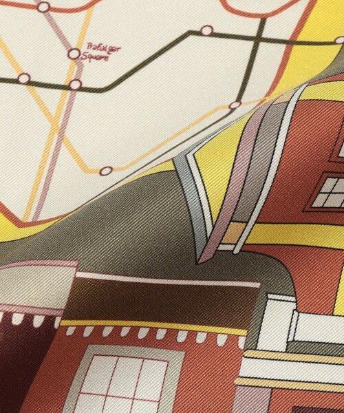 TOMORROWLAND / トゥモローランド バンダナ・スカーフ | ATELIER TOMORROW LONDON CITY シルクスカーフ | 詳細5