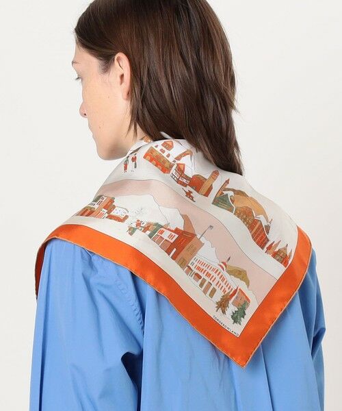 TOMORROWLAND / トゥモローランド バンダナ・スカーフ | ATELIER TOMORROW WINTER MOUNTAIN シルクスカーフ | 詳細1