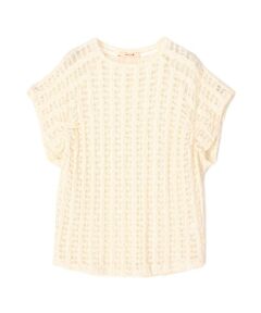 TOMORROWLAND / トゥモローランド Tシャツ | ストレッチレース ラグランスリーブプルオーバー