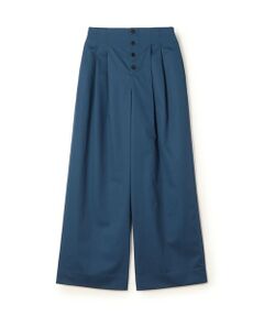 TOMORROWLAND / トゥモローランド その他パンツ | コットンピーチサテン ボタンダウンパンツ