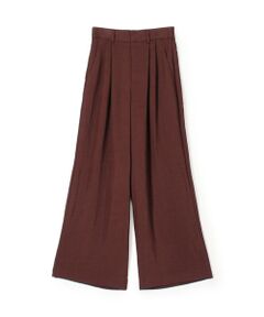 TOMORROWLAND / トゥモローランド その他パンツ | ウールレーヨンツイル 2タックハイウエストパンツ