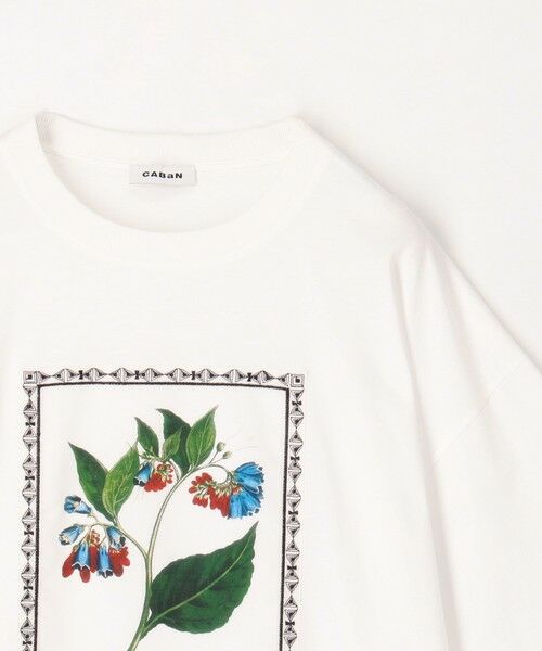 TOMORROWLAND / トゥモローランド カットソー | スビンコットン FLOWER Tシャツ | 詳細3