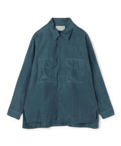 TOMORROWLAND / トゥモローランド シャツ・ブラウス | シルク羽二重 ガーメントダイ シャツ