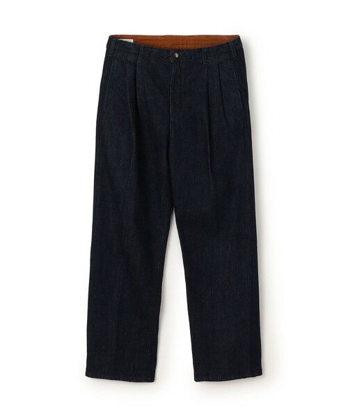 TOMORROWLAND / トゥモローランド デニムパンツ | 【別注】EDWIN レインボーセルビッチデニム 2タックワイドトラウザーズ(69 ネイビー)
