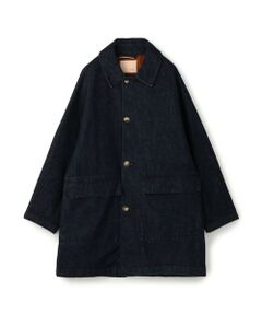 TOMORROWLAND / トゥモローランド ステンカラーコート | 【別注】EDWIN レインボーセルビッチデニム ステンカラーコート