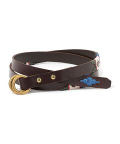 TOMORROWLAND / トゥモローランド ベルト・サスペンダー | 【別注】 MAISON GAUCHOS 3Shots レザーリングベルト