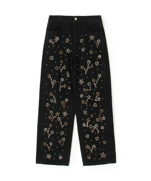 TOMORROWLAND / トゥモローランド デニムパンツ | SEA NEW YORK ETTA DENIM STUDDED JEANS スタッズ デニムパンツ（18 ブラック系）