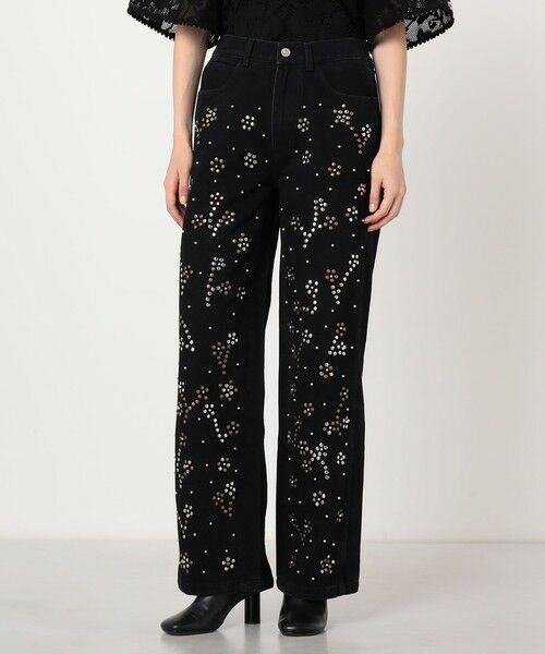 TOMORROWLAND / トゥモローランド デニムパンツ | SEA NEW YORK ETTA DENIM STUDDED JEANS スタッズ デニムパンツ | 詳細2