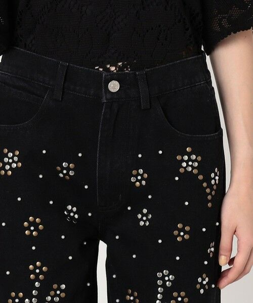 TOMORROWLAND / トゥモローランド デニムパンツ | SEA NEW YORK ETTA DENIM STUDDED JEANS スタッズ デニムパンツ | 詳細5