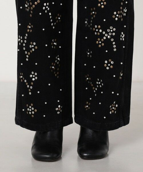 TOMORROWLAND / トゥモローランド デニムパンツ | SEA NEW YORK ETTA DENIM STUDDED JEANS スタッズ デニムパンツ | 詳細9