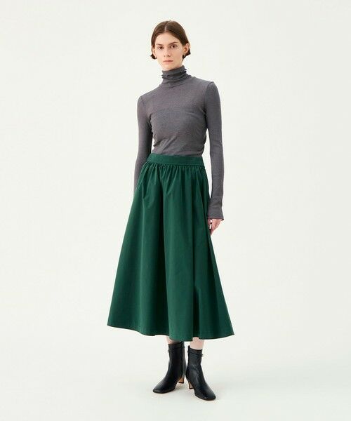 TOMORROWLAND / トゥモローランド ロング・マキシ丈スカート | ピーチタフタ ボリュームギャザースカート | 詳細1