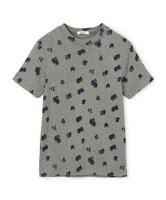 TOMORROWLAND / トゥモローランド Tシャツ | コットンモダールフライス フラワープリント Tシャツ