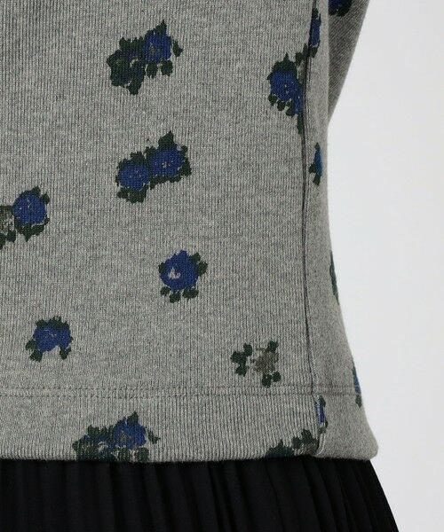 TOMORROWLAND / トゥモローランド Tシャツ | コットンモダールフライス フラワープリント Tシャツ | 詳細8