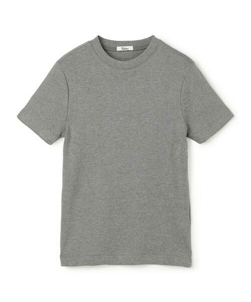 TOMORROWLAND / トゥモローランド Tシャツ | コットンモダールフライス Tシャツ(13 ライトグレー)
