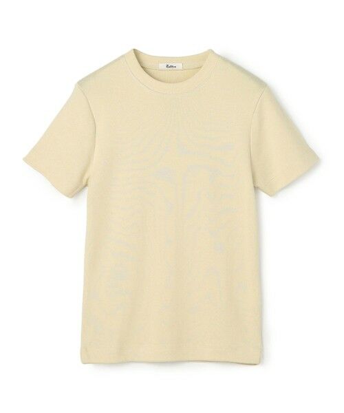 TOMORROWLAND / トゥモローランド Tシャツ | コットンモダールフライス Tシャツ(43 ベージュ)