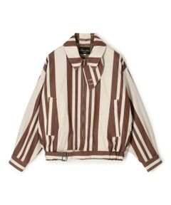 TOMORROWLAND / トゥモローランド ブルゾン | HAVERSACK ATTIRE コットンビッグストライプ ジップブルゾン