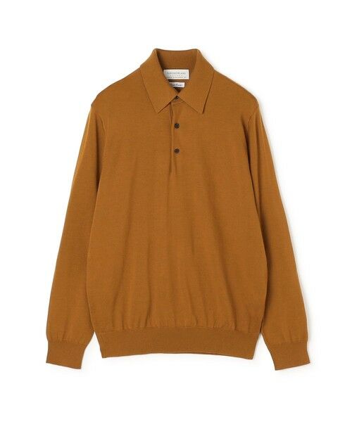 TOMORROWLAND / トゥモローランド ポロシャツ | TOMORROWLAND tricot スーパーファインメリノウール ニットポロ S-WOOL（27 マスタード）