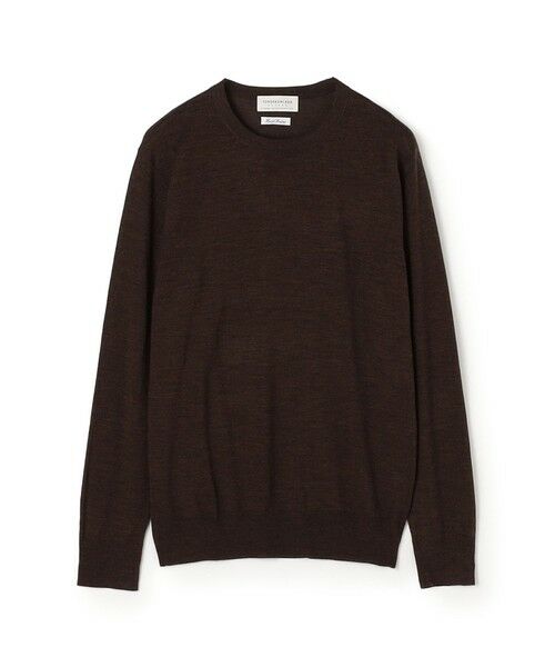 TOMORROWLAND / トゥモローランド ニット・セーター | TOMORROWLAND tricot スーパーファインメリノウール クルーネックニット S-WOOL（47 ブラウン）