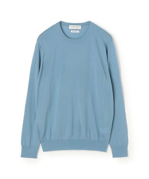 TOMORROWLAND / トゥモローランド ニット・セーター | TOMORROWLAND tricot スーパーファインメリノウール クルーネックニット S-WOOL（63 ライトブルー）