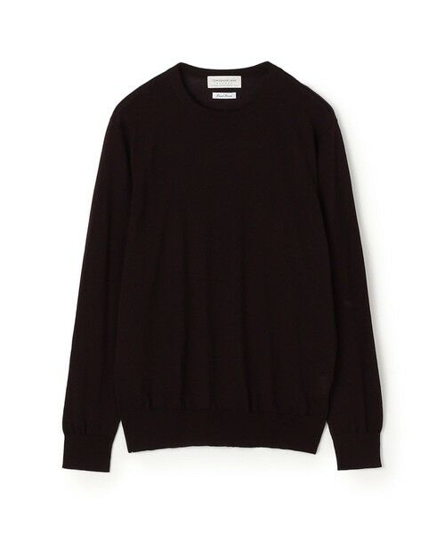 TOMORROWLAND / トゥモローランド ニット・セーター | TOMORROWLAND tricot スーパーファインメリノウール クルーネックニット S-WOOL（79 ボルドー）