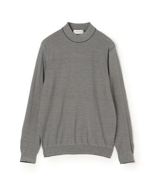TOMORROWLAND / トゥモローランド ニット・セーター | TOMORROWLAND tricot スーパーファインメリノウール モックネックニット S-WOOL（68 ネイビー系）