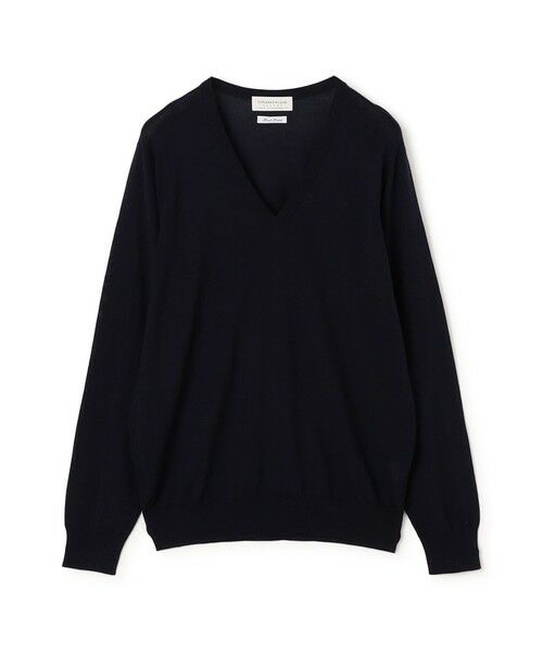 TOMORROWLAND / トゥモローランド ニット・セーター | TOMORROWLAND tricot スーパーファインメリノウール Vネックニット S-WOOL（69 ネイビー）