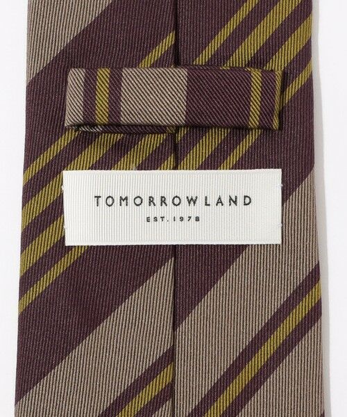 TOMORROWLAND / トゥモローランド ネクタイ | TOMORROWLAND シルク マルチレジメンタルストライプネクタイ | 詳細3