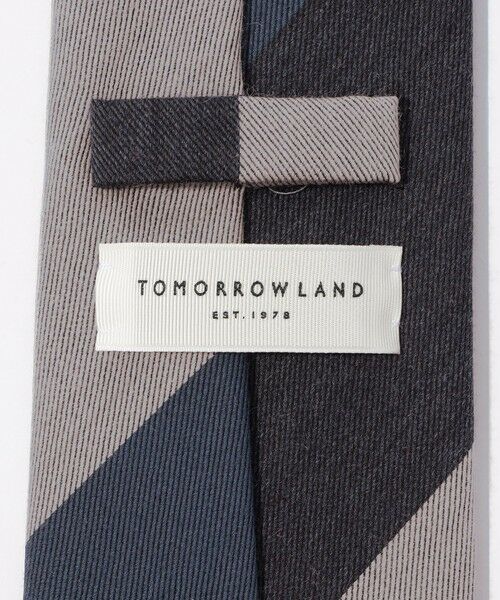 TOMORROWLAND / トゥモローランド ネクタイ | TOMORROWLAND シルク ワイドレジメンタルストライプネクタイ | 詳細3