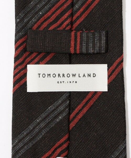 TOMORROWLAND / トゥモローランド ネクタイ | TOMORROWLAND シルク マルチレジメンタルストライプネクタイ | 詳細3