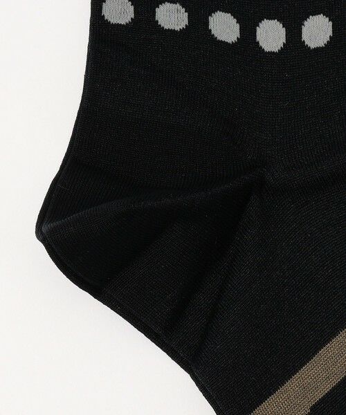 TOMORROWLAND / トゥモローランド ソックス | omo design LINE DOT コットンナイロンソックス | 詳細3