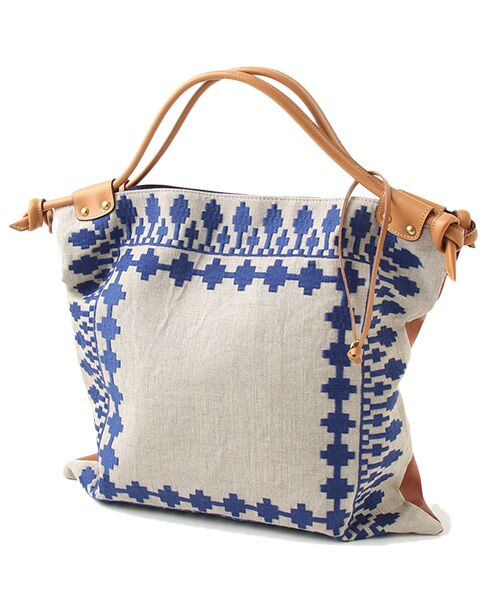 セール インド刺繍 A4トートバッグ トートバッグ Topkapi トプカピ ファッション通販 タカシマヤファッションスクエア