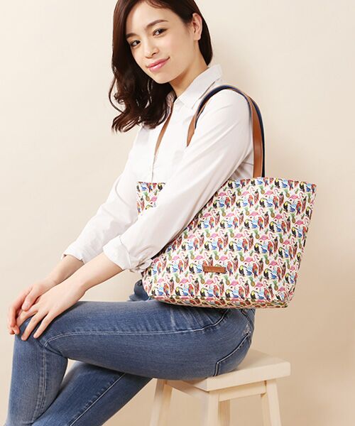 セール リバティプリントトートバッグ トートバッグ Topkapi トプカピ ファッション通販 タカシマヤファッションスクエア