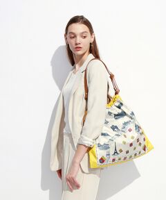 TOPKAPI / トプカピ トートバッグ | スカーフ柄ギャザートートバッグ 日本製