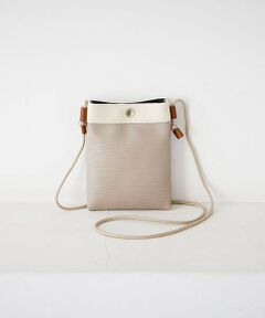 TOPKAPI / トプカピ ショルダーバッグ | [トプカピ ブレス] TOPKAPI BREATH リプル ネオレザー ショルダー バッグ スリム サコッシュ スマホ ケース