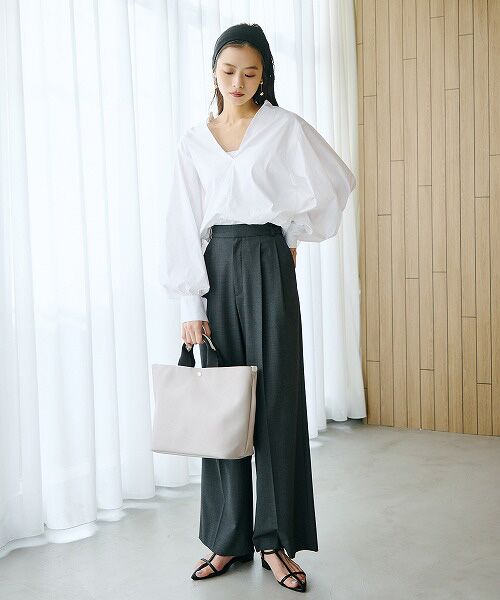 TOPKAPI / トプカピ トートバッグ | [トプカピ ブレス] TOPKAPI BREATH スコッチグレイン ネオレザー A4 トートバッグ プレーン | 詳細13