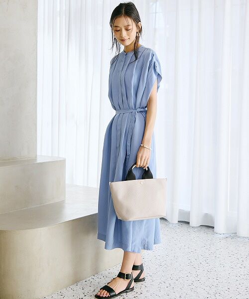 TOPKAPI / トプカピ トートバッグ | [トプカピ ブレス] TOPKAPI BREATH スコッチグレイン ネオレザー トートバッグ プレーン | 詳細12