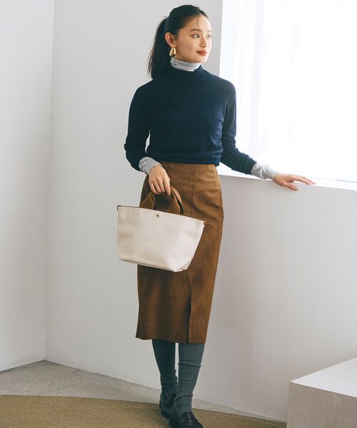 TOPKAPI / トプカピ トートバッグ | [トプカピ ブレス] TOPKAPI BREATH スコッチグレイン ネオレザー トートバッグ プレーン | 詳細19