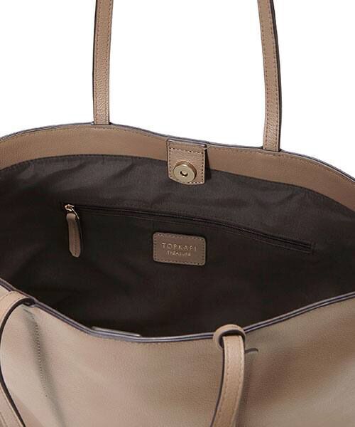 TOPKAPI / トプカピ トートバッグ | [トプカピ トレジャー]TOPKAPI TREASURE フロントステッチ レザーA4トートバッグ | 詳細12