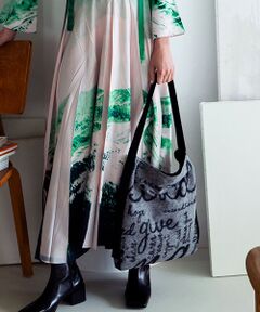 TOPKAPI / トプカピ ショルダーバッグ | [トプカピ トレジャー]TOPKAPI TREASURE ロゴ フェルト ワンショルダー バッグ