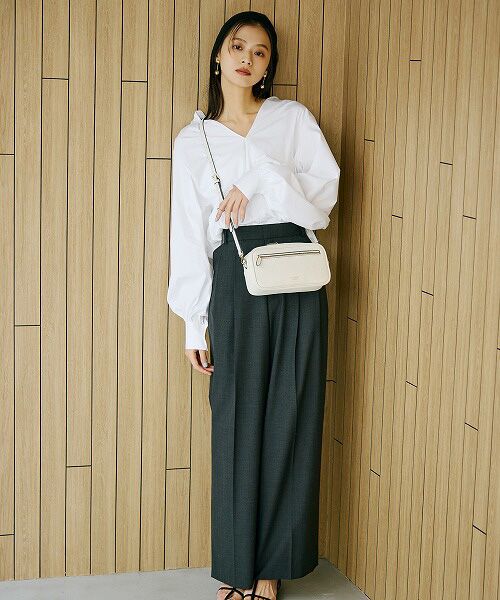 TOPKAPI / トプカピ ショルダーバッグ | 【TREASURE TOPKAPI】シュリンクレザー スクエア 2way ショルダー バッグ | 詳細16