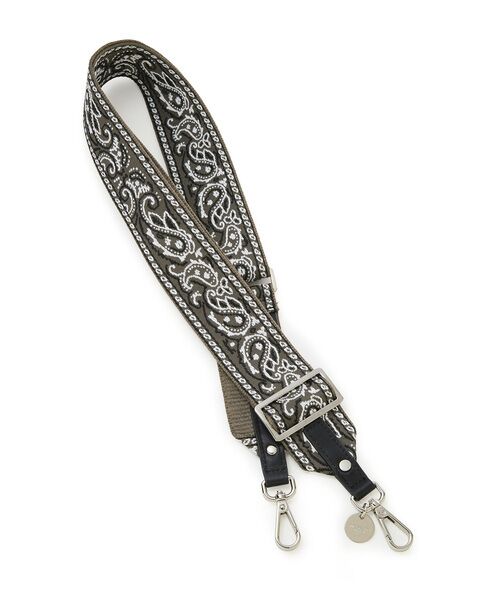 TOPKAPI / トプカピ キーホルダー・ストラップ | 【TREASURE TOPKAPI】【新色追加】オリジナル ショルダーベルト 50mm（チャコールグレー）