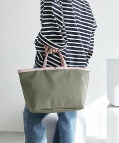 TOPKAPI / トプカピ トートバッグ | 【Breath TOPKAPI】NORM ノーム リサイクル ポリエステル シュリンクレザー コンビ A4 トート バッグ