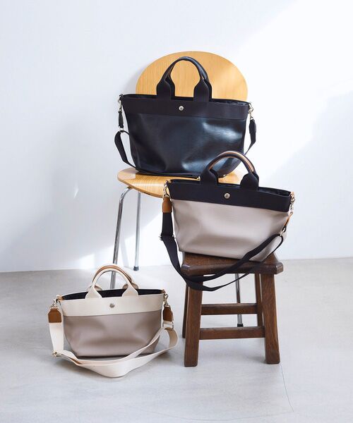 TOPKAPI / トプカピ トートバッグ | 【Breath TOPKAPI】RIPPLE リプル ショルダー付き 2way トート バッグ S 撥水 | 詳細28