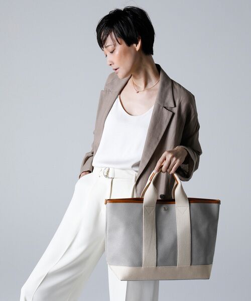 TOPKAPI / トプカピ トートバッグ | 【Breath TOPKAPI】SCOTCH GRAIN スコッチグレイン ショルダー付き A4 トート バッグ | 詳細6