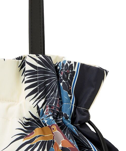 TOPKAPI / トプカピ トートバッグ | 【TREASURE TOPKAPI】マイルドサテン スカーフ柄 巾着 トート バッグ | 詳細6