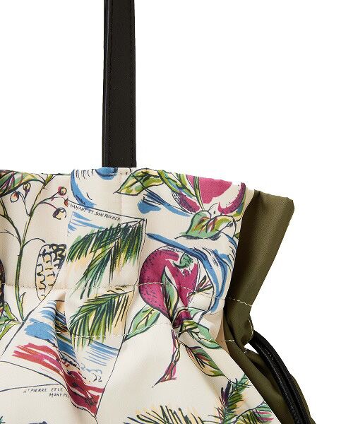 TOPKAPI / トプカピ トートバッグ | 【TREASURE TOPKAPI】マイルドサテン スカーフ柄 巾着 トート バッグ | 詳細23