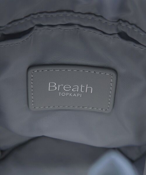 TOPKAPI / トプカピ ショルダーバッグ | 【Breath TOPKAPI】Freely フリーリー ナイロン ロゴテープ バケツ 巾着 ショルダーバッグ | 詳細15